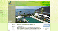 Desktop Screenshot of kelapalovinabeach.com